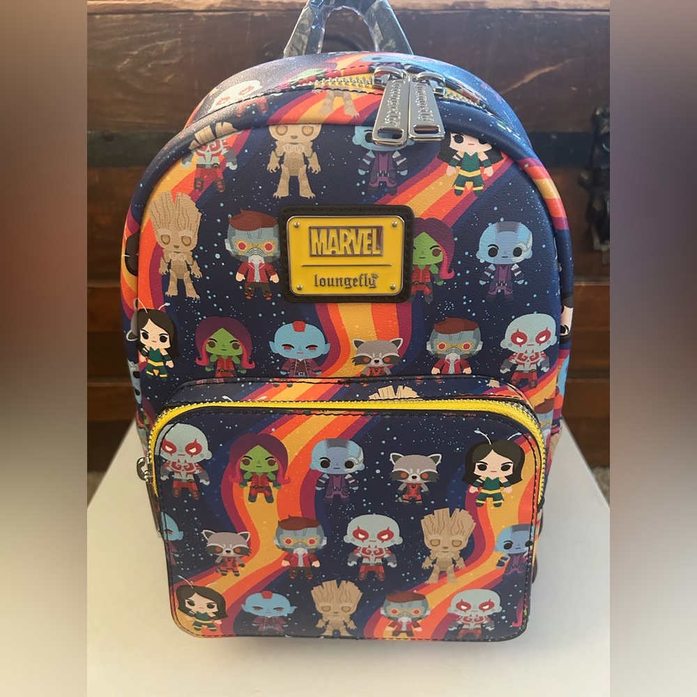 Loungefly Guardians of the Galaxy Marvel Chibi Mini Backpack - NWT